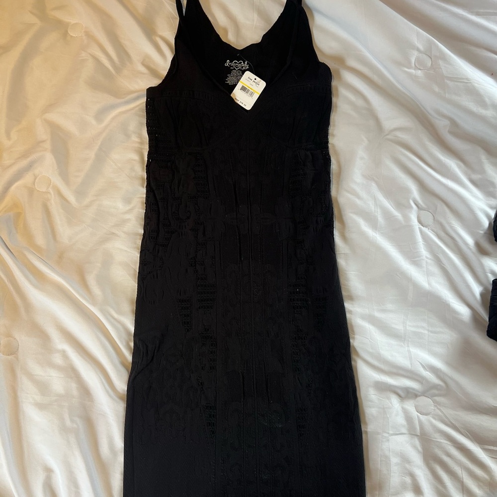 Free People Elegant Black Dress